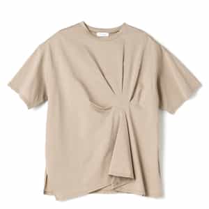 ウォッシャブル ツイストタック入りTシャツ