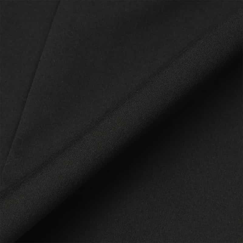 BARNEYS NEW YORK ラッフルカラーブラウス BLACK