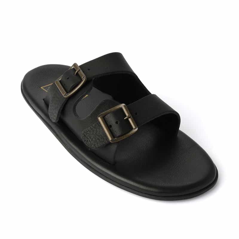 ISLAND SLIPPER 限定ダブルバックルサンダル BLACK