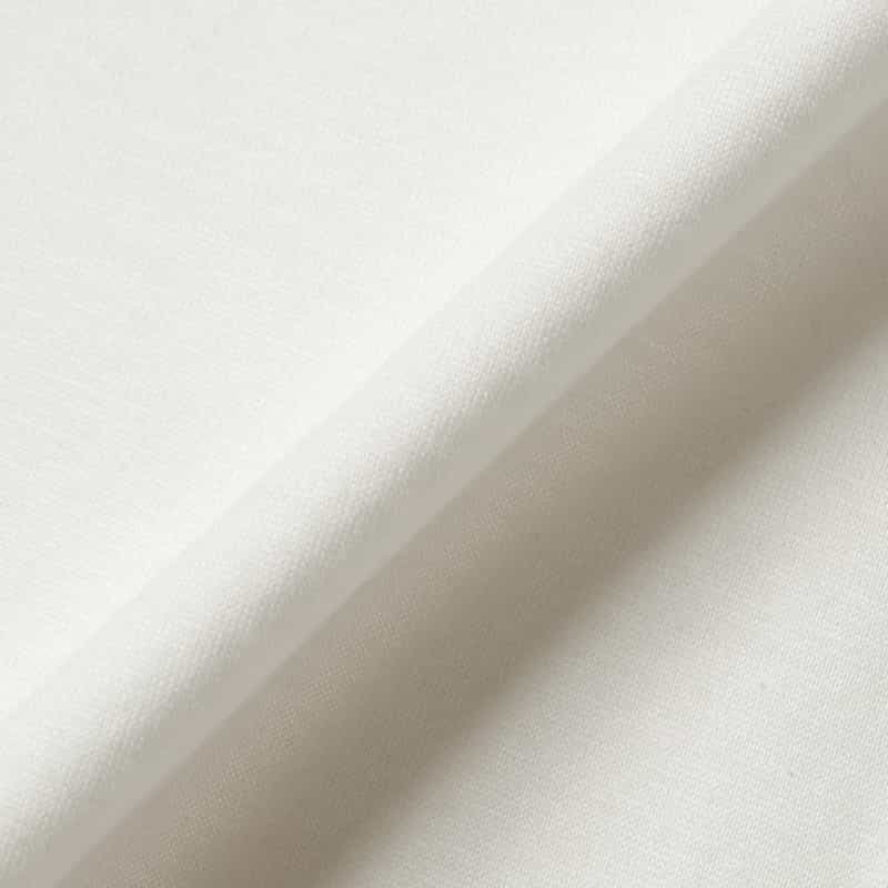 BARNEYS NEW YORK ジャージー素材 クルーネックカーディガン WHITE