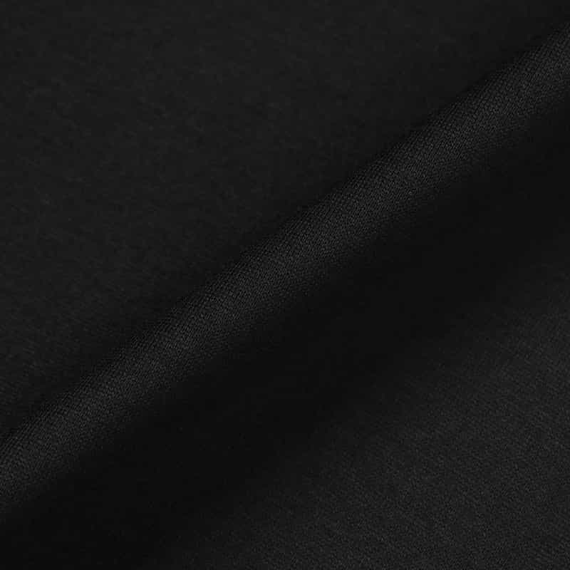 BARNEYS NEW YORK ジャージー素材 クルーネックカーディガン BLACK