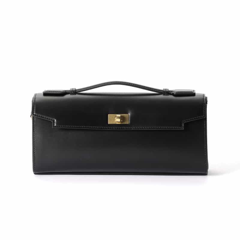ANYA HINDMARCH ANYA HINDMARCH＜アニヤ ハインドマーチ＞ クラッチバッグ “MORTIMER“ BLACK