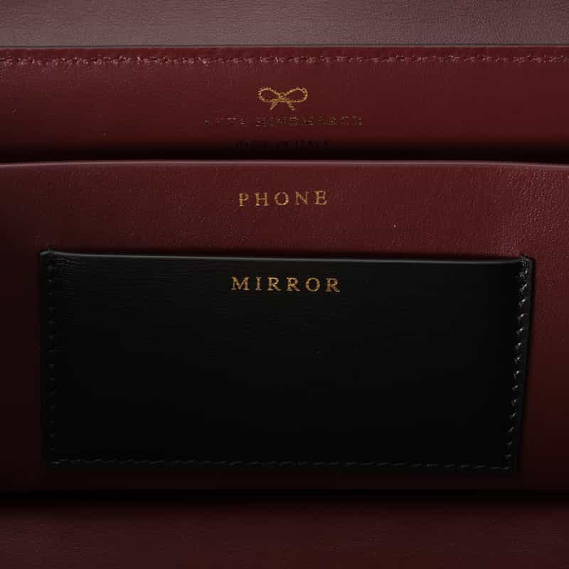 ANYA HINDMARCH ANYA HINDMARCH＜アニヤ ハインドマーチ＞ クラッチバッグ “MORTIMER“ BLACK