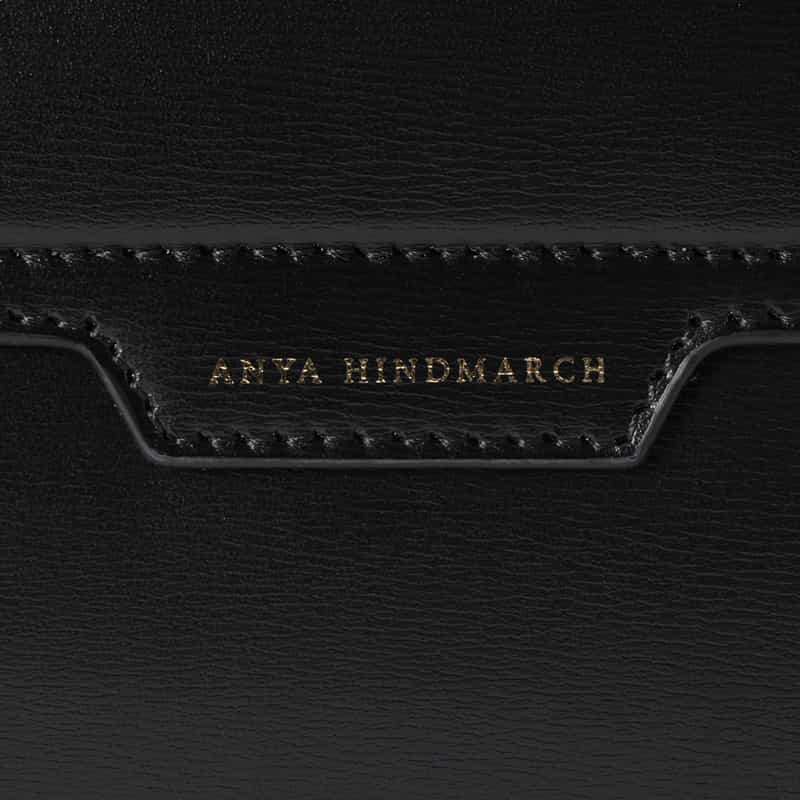 ANYA HINDMARCH ANYA HINDMARCH＜アニヤ ハインドマーチ＞ クラッチバッグ “MORTIMER“ BLACK