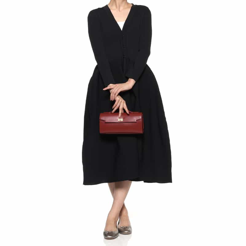 ANYA HINDMARCH ANYA HINDMARCH＜アニヤ ハインドマーチ＞ クラッチバッグ “MORTIMER“ RED