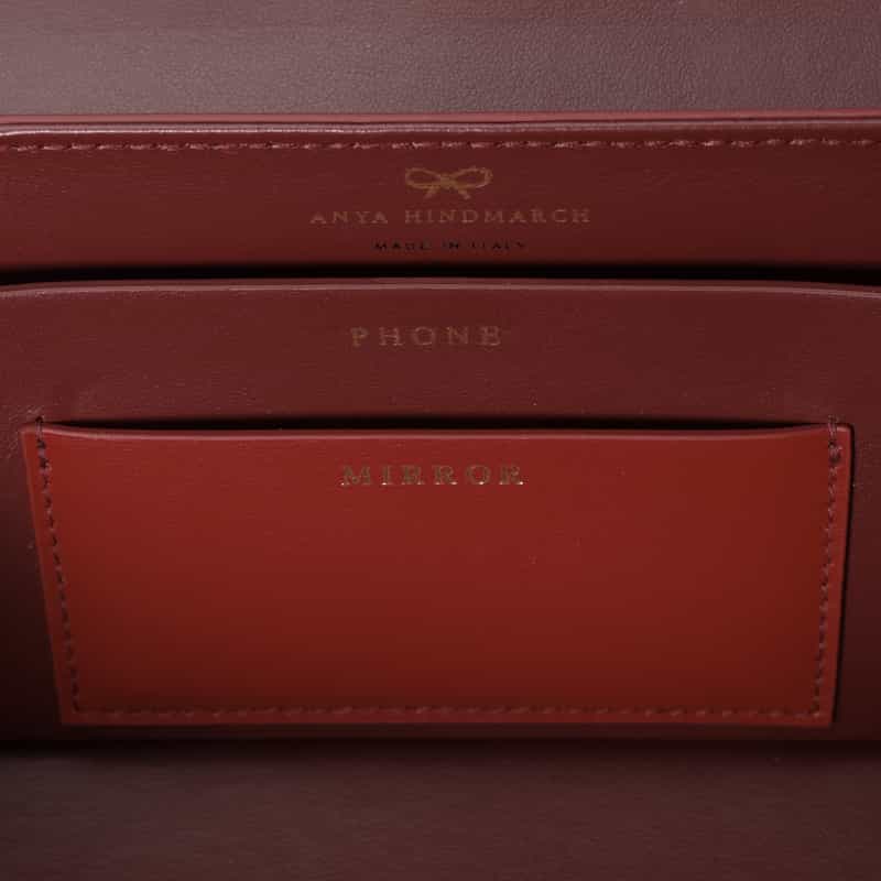ANYA HINDMARCH ANYA HINDMARCH＜アニヤ ハインドマーチ＞ クラッチバッグ “MORTIMER“ RED