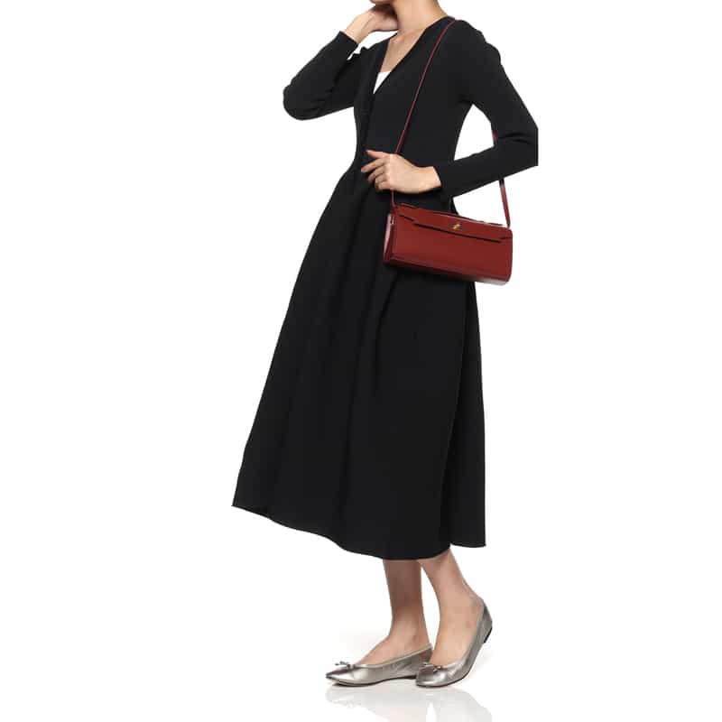 ANYA HINDMARCH ANYA HINDMARCH＜アニヤ ハインドマーチ＞ クラッチバッグ “MORTIMER“ RED