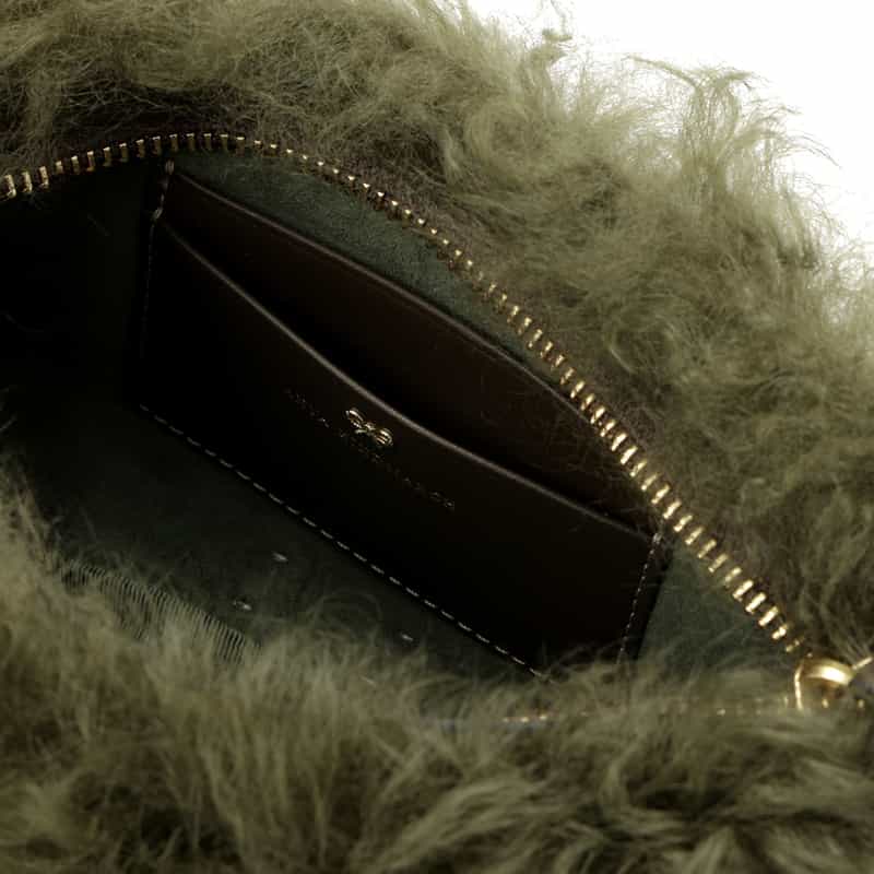 ANYA HINDMARCH ANYA HINDMARCH＜アニヤ ハインドマーチ＞ シアリングクラッチバッグ “EYES“ KHAKI