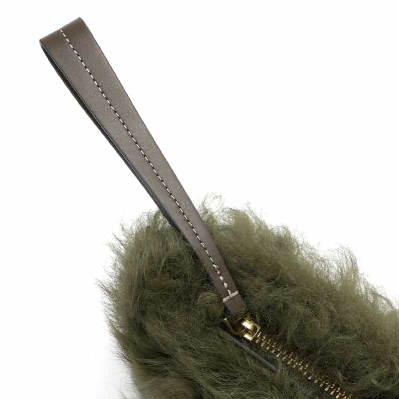 ANYA HINDMARCH ANYA HINDMARCH＜アニヤ ハインドマーチ＞ シアリングクラッチバッグ “EYES“ KHAKI