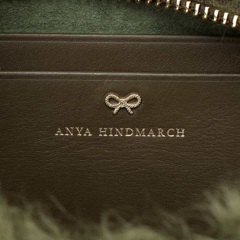 ANYA HINDMARCH ANYA HINDMARCH＜アニヤ ハインドマーチ＞ シアリングクラッチバッグ “EYES“ KHAKI