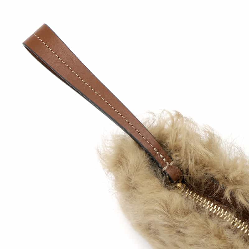 ANYA HINDMARCH ANYA HINDMARCH＜アニヤ ハインドマーチ＞ シアリングクラッチバッグ “EYES“ BEIGE