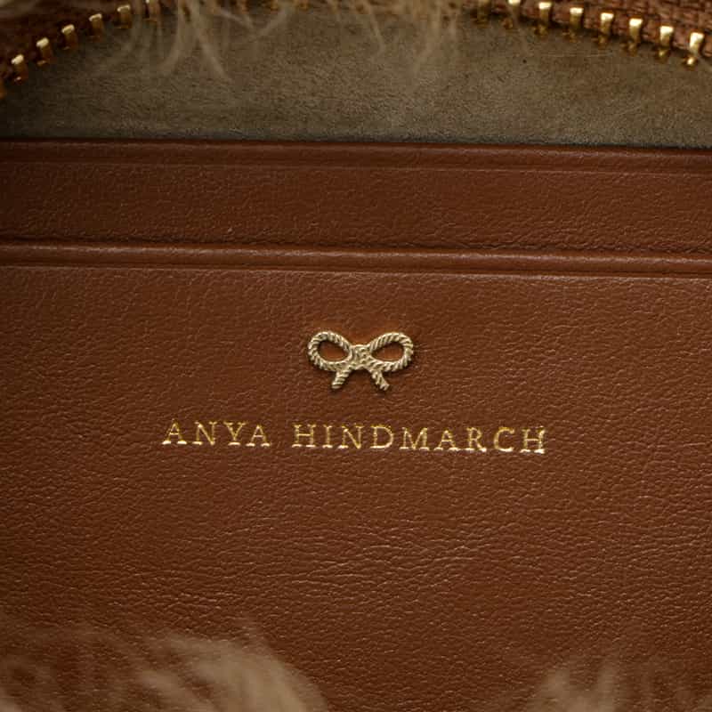 ANYA HINDMARCH ANYA HINDMARCH＜アニヤ ハインドマーチ＞ シアリングクラッチバッグ “EYES“ BEIGE