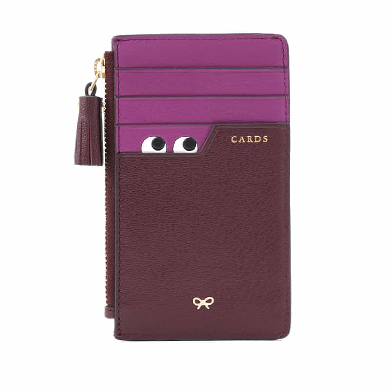 ANYA HINDMARCH ANYA HINDMARCH＜アニヤ ハインドマーチ＞ フラグメントケース “EYES“ WINE