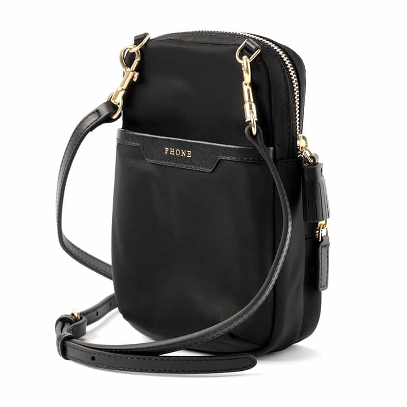 ANYA HINDMARCH ANYA HINDMARCH＜アニヤ ハインドマーチ＞ クロスボディバッグ BLACK