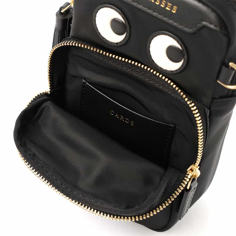 ANYA HINDMARCH ANYA HINDMARCH＜アニヤ ハインドマーチ＞ クロスボディバッグ BLACK
