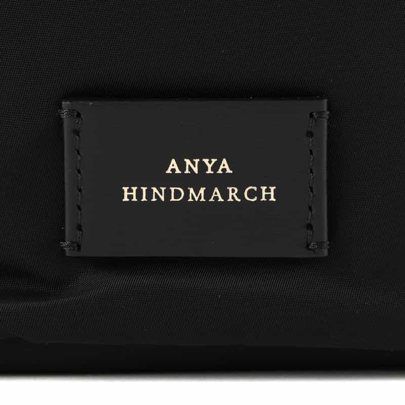 ANYA HINDMARCH ANYA HINDMARCH＜アニヤ ハインドマーチ＞ ドローストリングポーチ BLACK