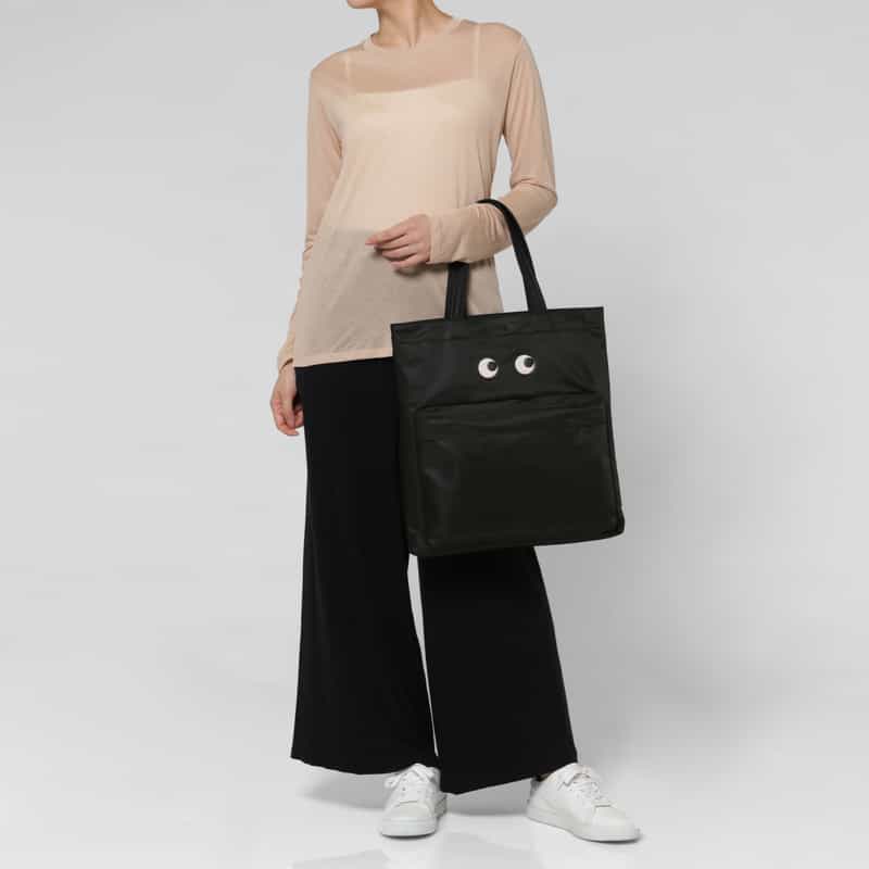 ANYA HINDMARCH ANYA HINDMARCH ＜アニヤ ハインドマーチ＞ トートバッグ “EYES“ BLACK