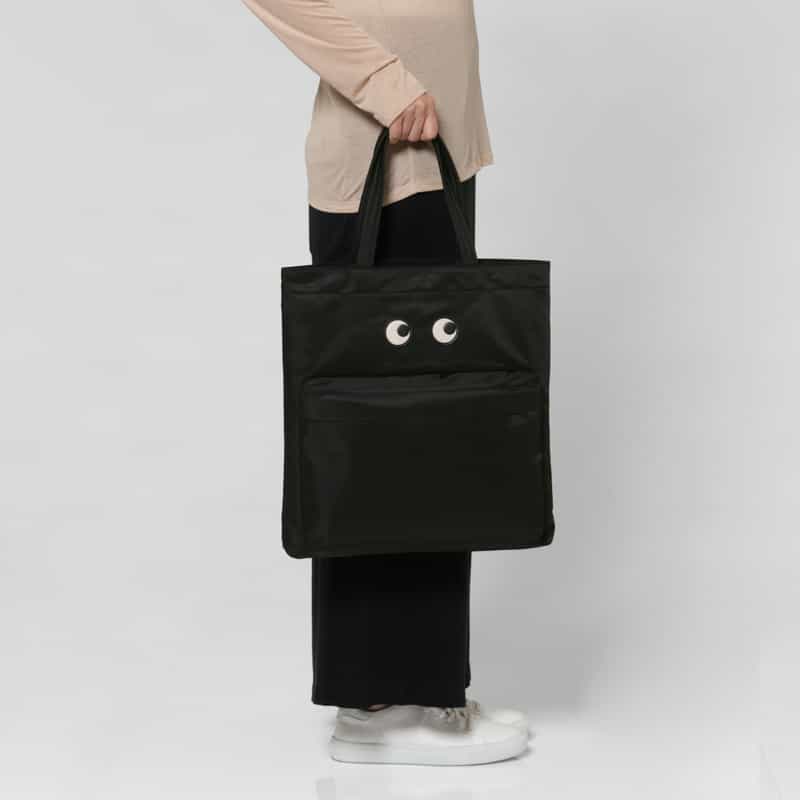 ANYA HINDMARCH ANYA HINDMARCH ＜アニヤ ハインドマーチ＞ トートバッグ “EYES“ BLACK