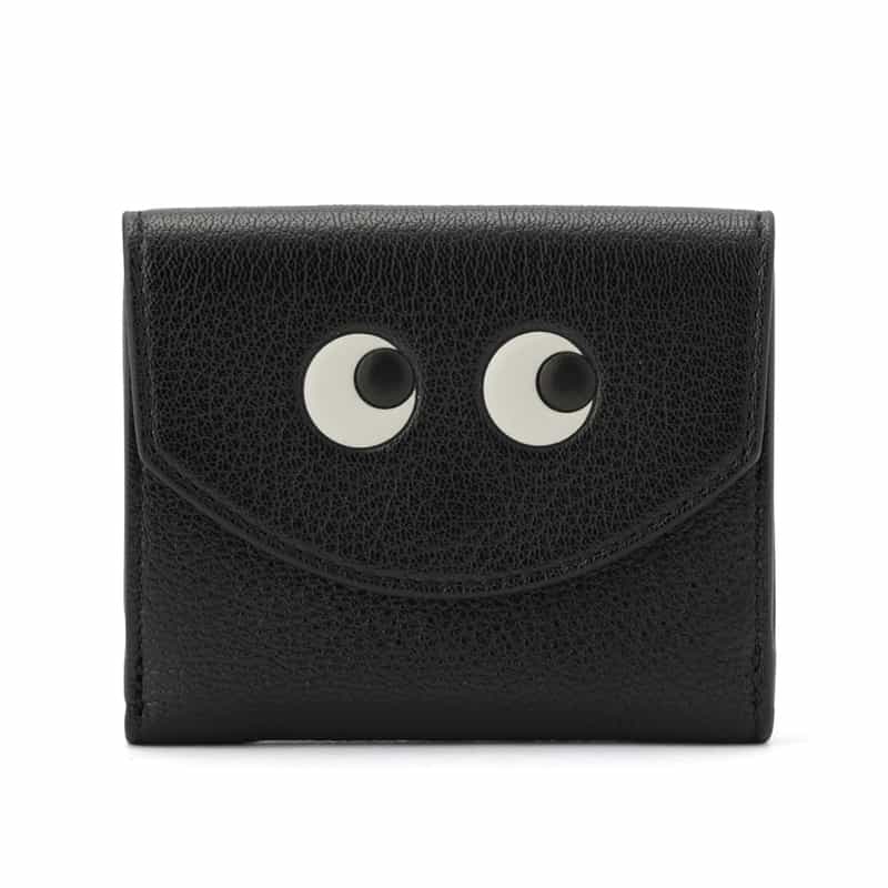 ANYA HINDMARCH ANYA HINDMARCH＜アニヤ ハインドマーチ＞ コンパクトウォレット BLACK