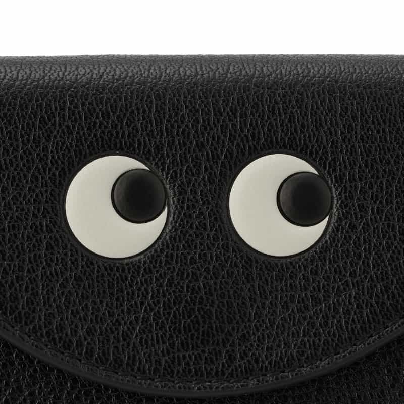 ANYA HINDMARCH ANYA HINDMARCH＜アニヤ ハインドマーチ＞ コンパクトウォレット BLACK