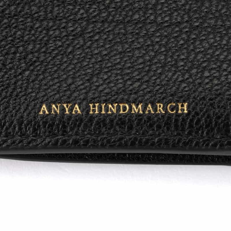 ANYA HINDMARCH ANYA HINDMARCH＜アニヤ ハインドマーチ＞ コンパクトウォレット BLACK