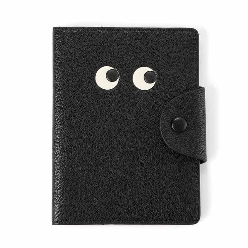 ANYA HINDMARCH ANYA HINDMARCH＜アニヤ ハインドマーチ＞ パスポートケース BLACK