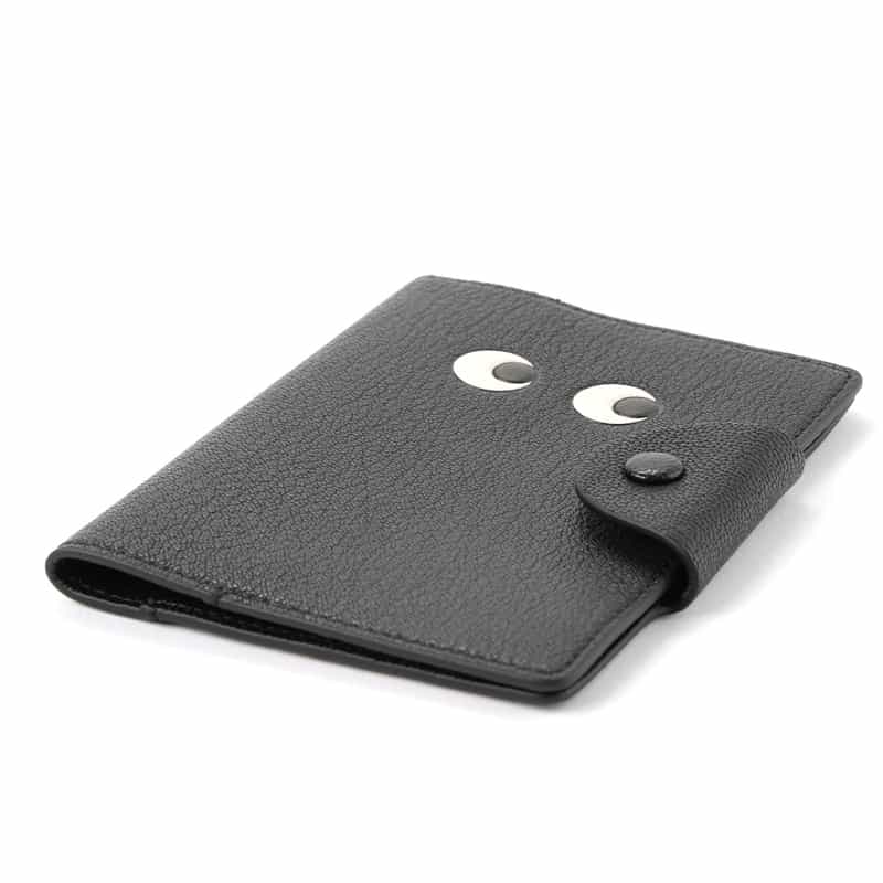 ANYA HINDMARCH ANYA HINDMARCH＜アニヤ ハインドマーチ＞ パスポートケース BLACK