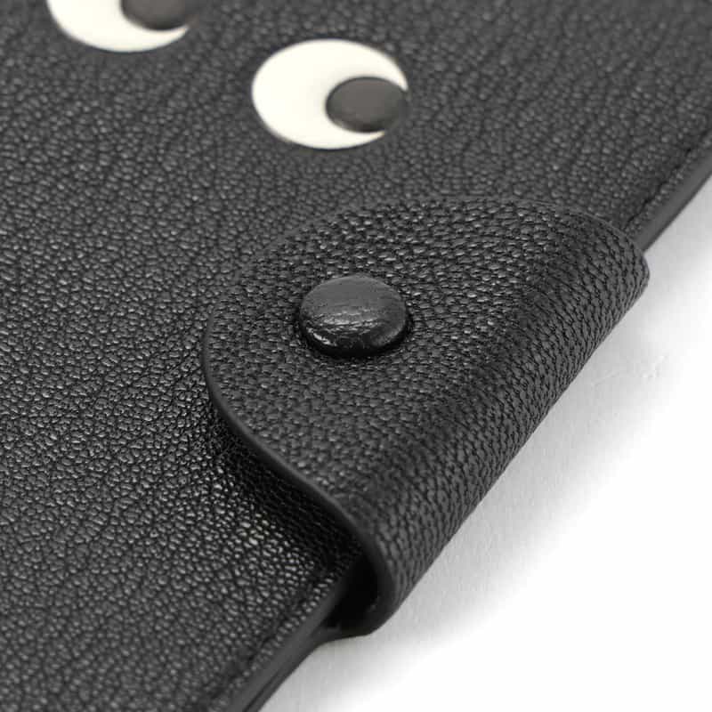 ANYA HINDMARCH ANYA HINDMARCH＜アニヤ ハインドマーチ＞ パスポートケース BLACK