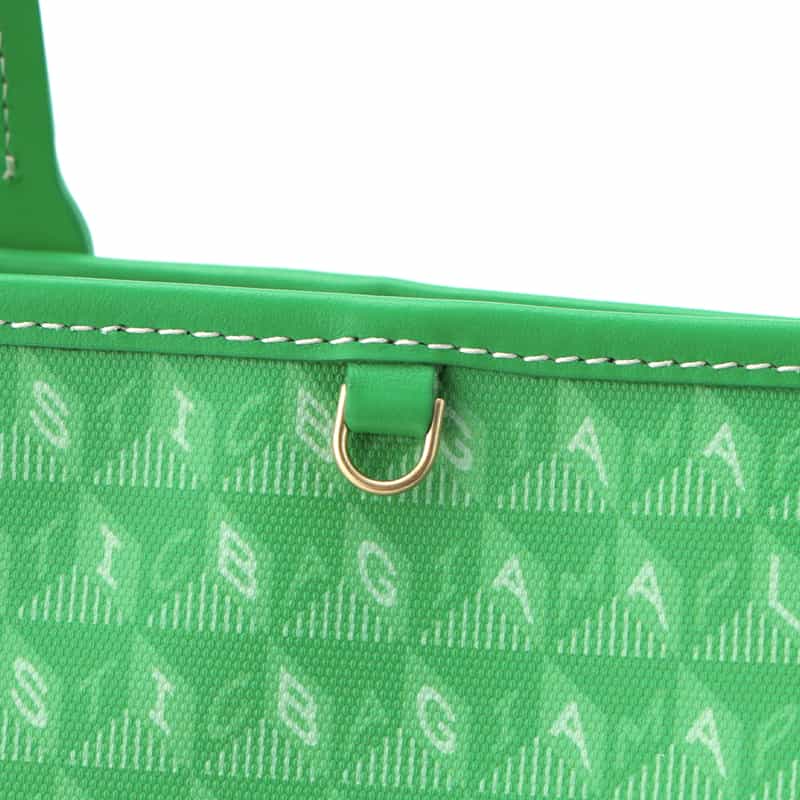 ANYA HINDMARCH ANYA HINDMARCH＜アニヤ ハインドマーチ＞ ジップ付きトートバッグ “I am a Plastic Bag“ GREEN