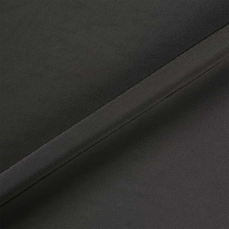 BARNEYS NEW YORK ウォッシャブル ドローリングサテンワイドパンツ GRAY