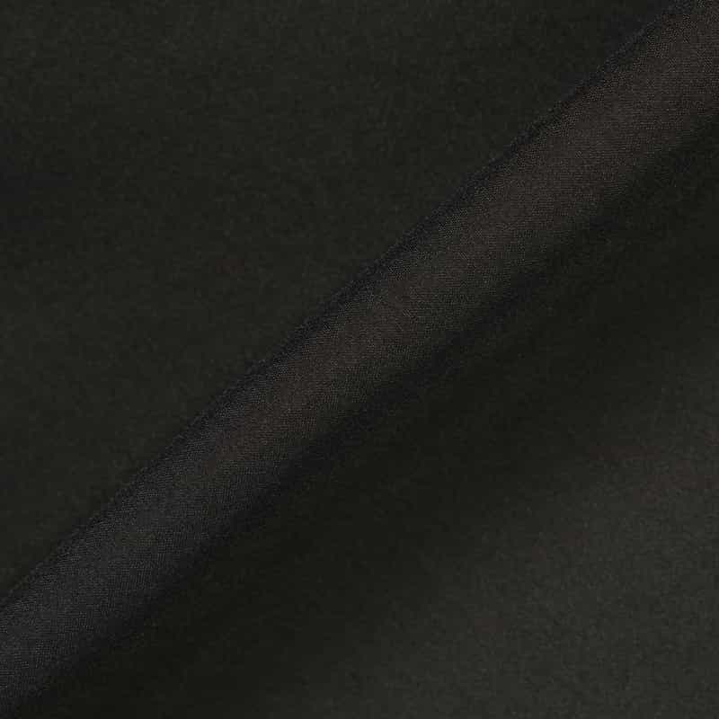 BARNEYS NEW YORK ウォッシャブル ギャザー切替ブラウス BLACK