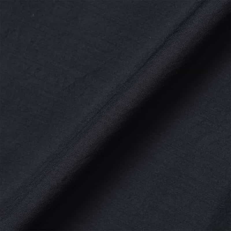 BARNEYS NEW YORK ウォッシャブル ボウタイブラウス NAVY