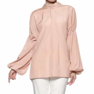 ウォッシャブル ボウタイブラウス