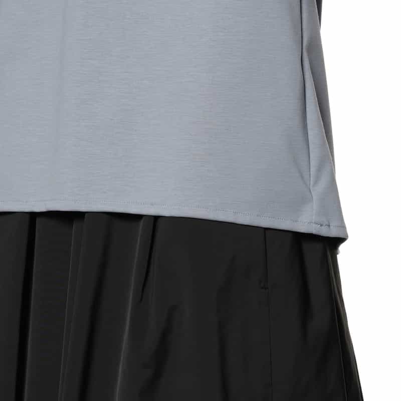 BARNEYS NEW YORK ウォッシャブル ボリュームシアースリーブカットソー BLUE