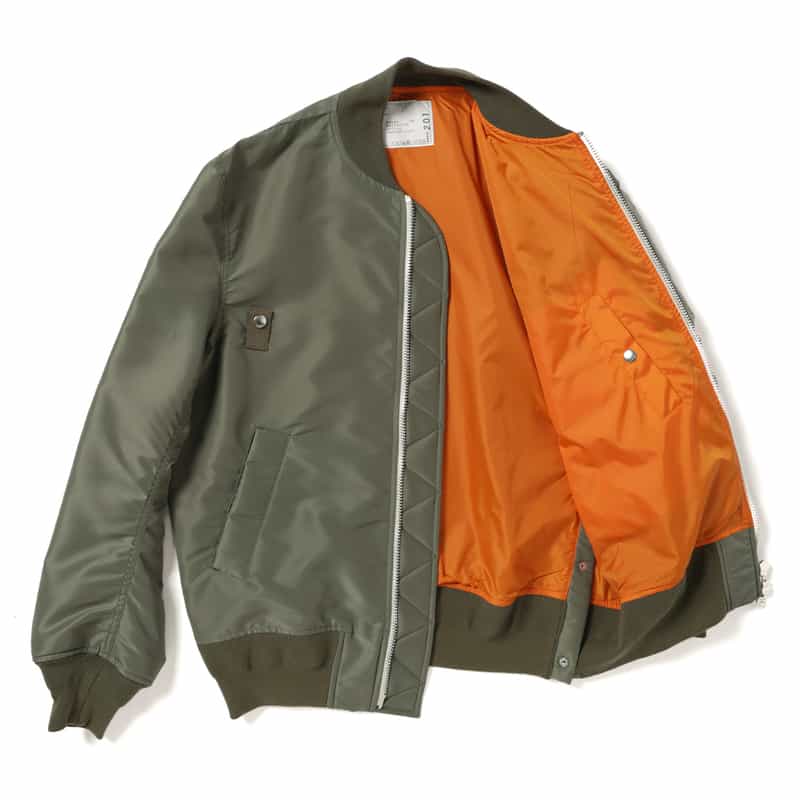 SACAI SACAI＜サカイ＞ナイロンツイルブルゾン OLIVE
