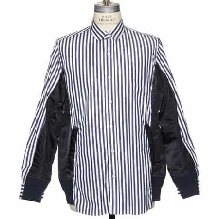sacai コンビネーションシャツカットソー Yahoo!オークション - サカイ sacai コンビネーション Tシャツ