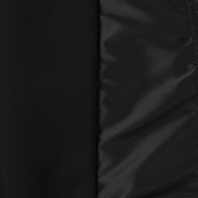 SACAI SACAI＜サカイ＞コンビネーション ジップアップスウェットブルゾン BLACK