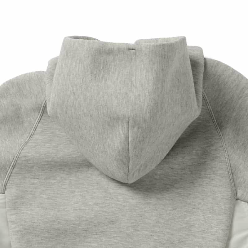 SACAI SACAI＜サカイ＞コンビネーション ジップアップスウェットブルゾン LIGHT GRAY