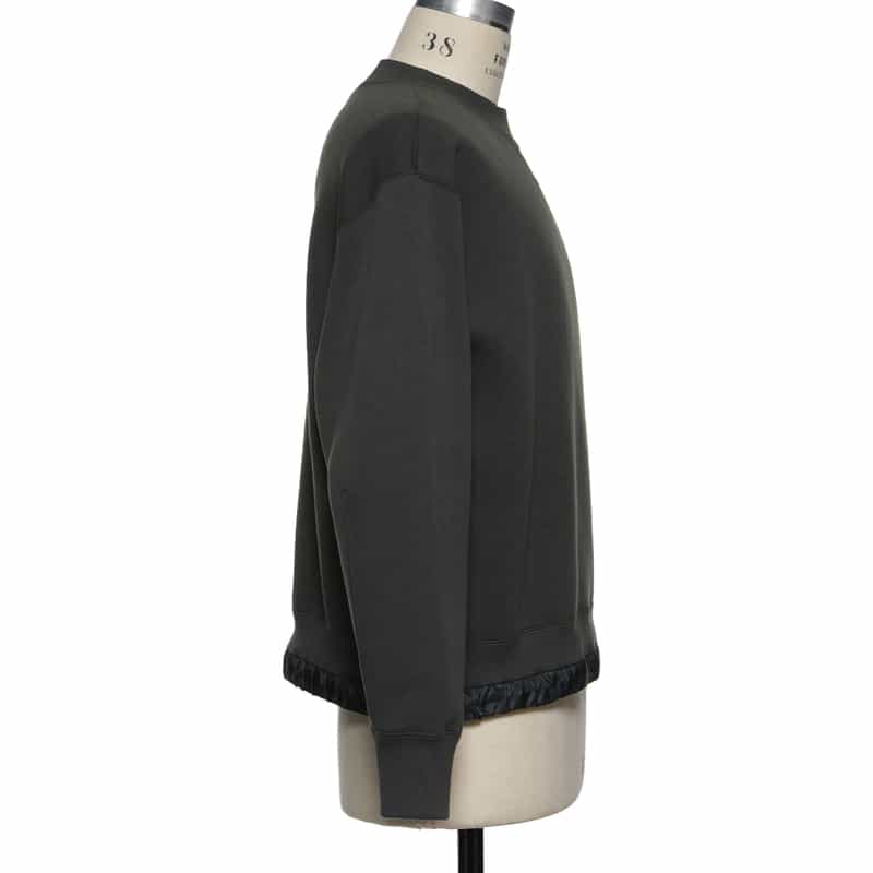 SACAI SACAI＜サカイ＞ドローコード付スウェットプルオーバー LIGHT GRAY