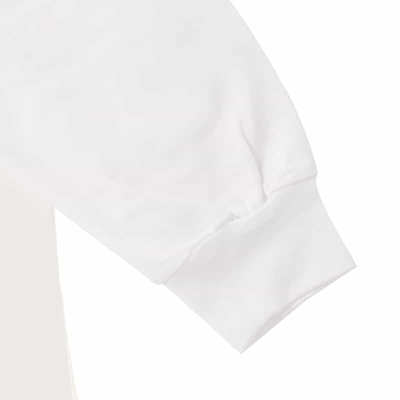 SACAI SACAI＜サカイ＞サイドスナップ付きエンブロイダリーロゴTシャツ WHITE
