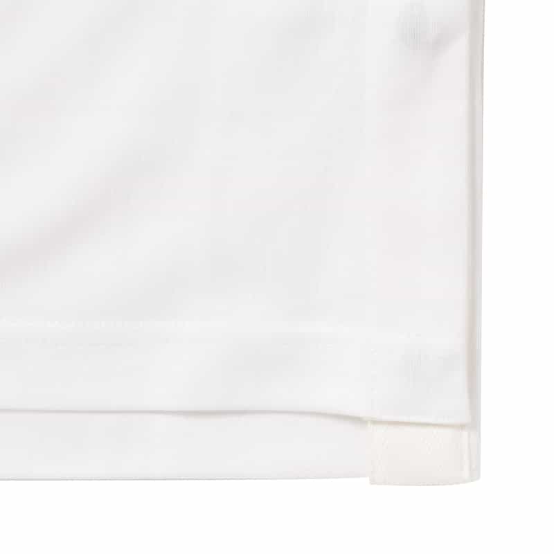 SACAI SACAI＜サカイ＞サイドスナップ付きエンブロイダリーロゴTシャツ WHITE