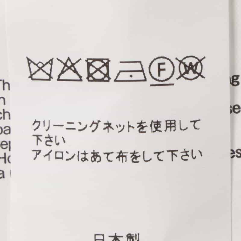 SACAI SACAI＜サカイ＞サイドスナップ付きエンブロイダリーロゴTシャツ WHITE