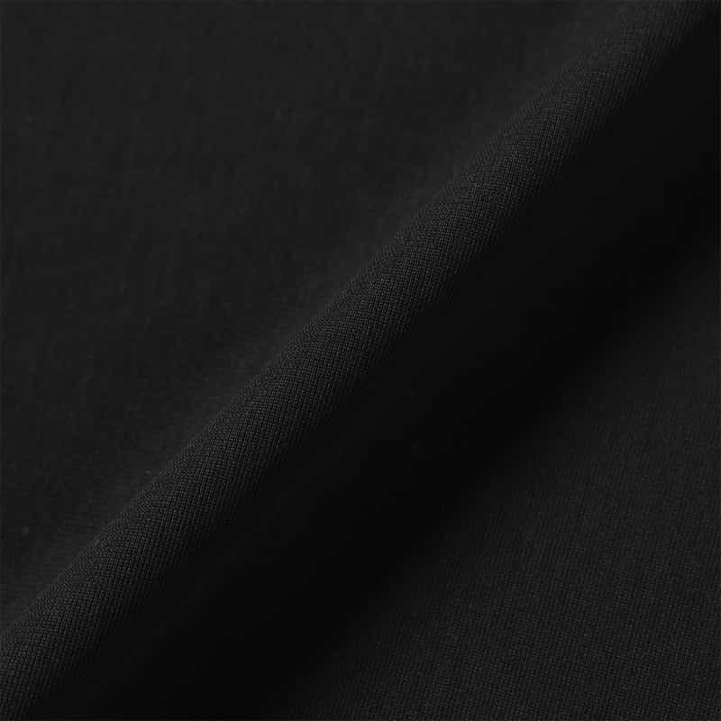 SACAI SACAI＜サカイ＞サイドスナップ付きエンブロイダリーロゴTシャツ BLACK