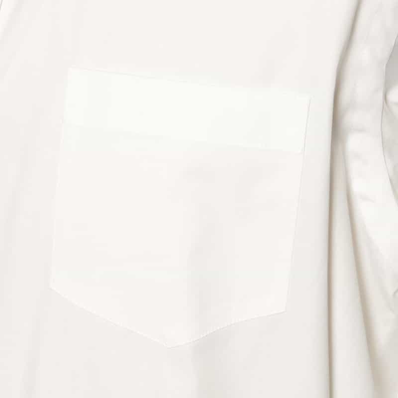 SACAI SACAI＜サカイ＞ドローコード付コットン ポプリンシャツ WHITE