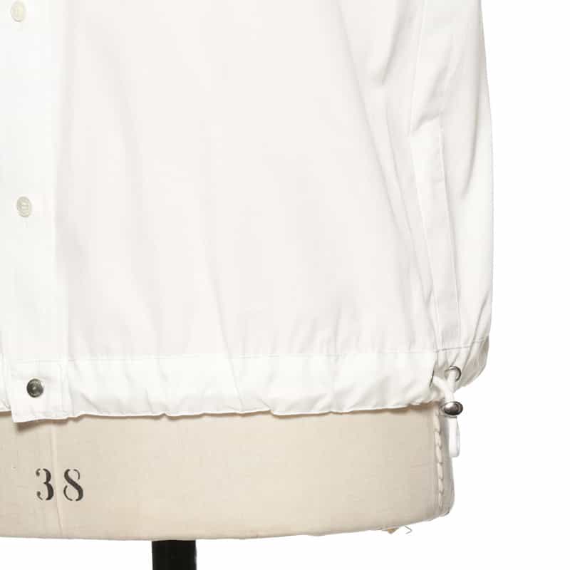 SACAI SACAI＜サカイ＞ドローコード付コットン ポプリンシャツ WHITE