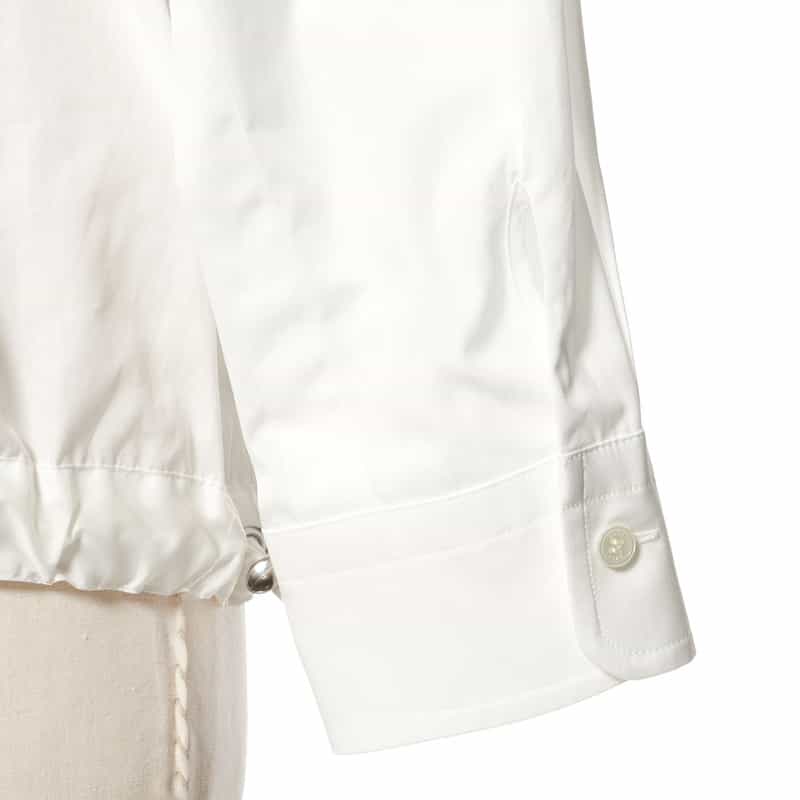 SACAI SACAI＜サカイ＞ドローコード付コットン ポプリンシャツ WHITE