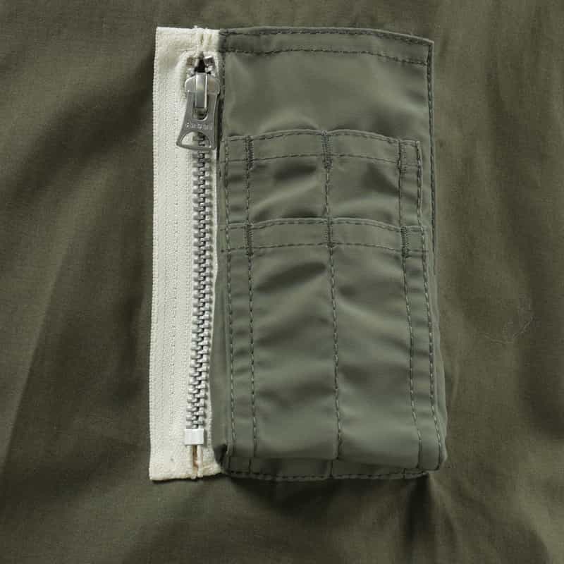 SACAI SACAI＜サカイ＞コンビネーション サイドジップジャケット KHAKI