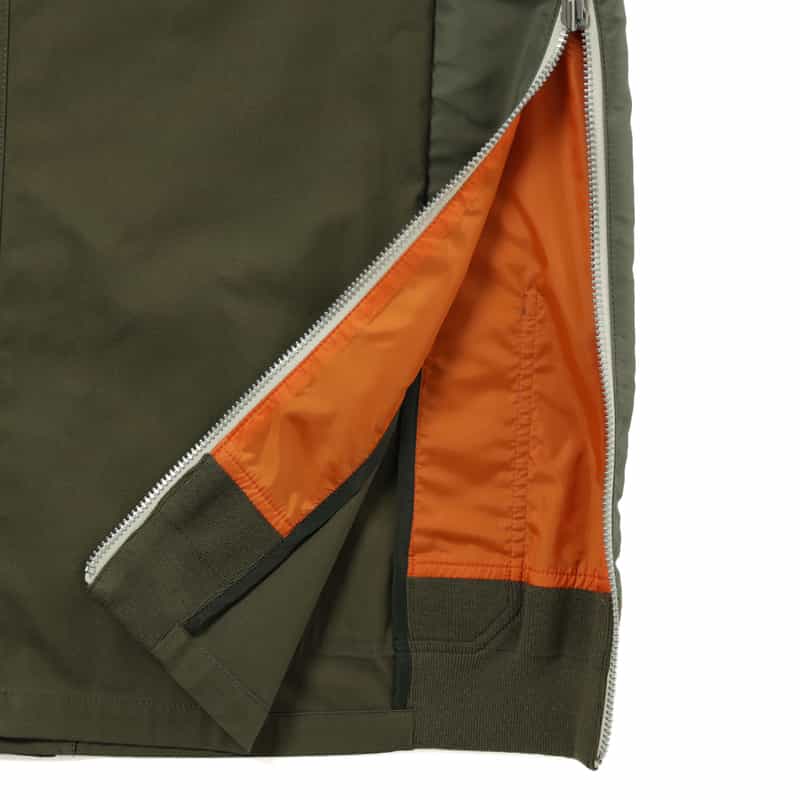 SACAI SACAI＜サカイ＞コンビネーション サイドジップジャケット KHAKI