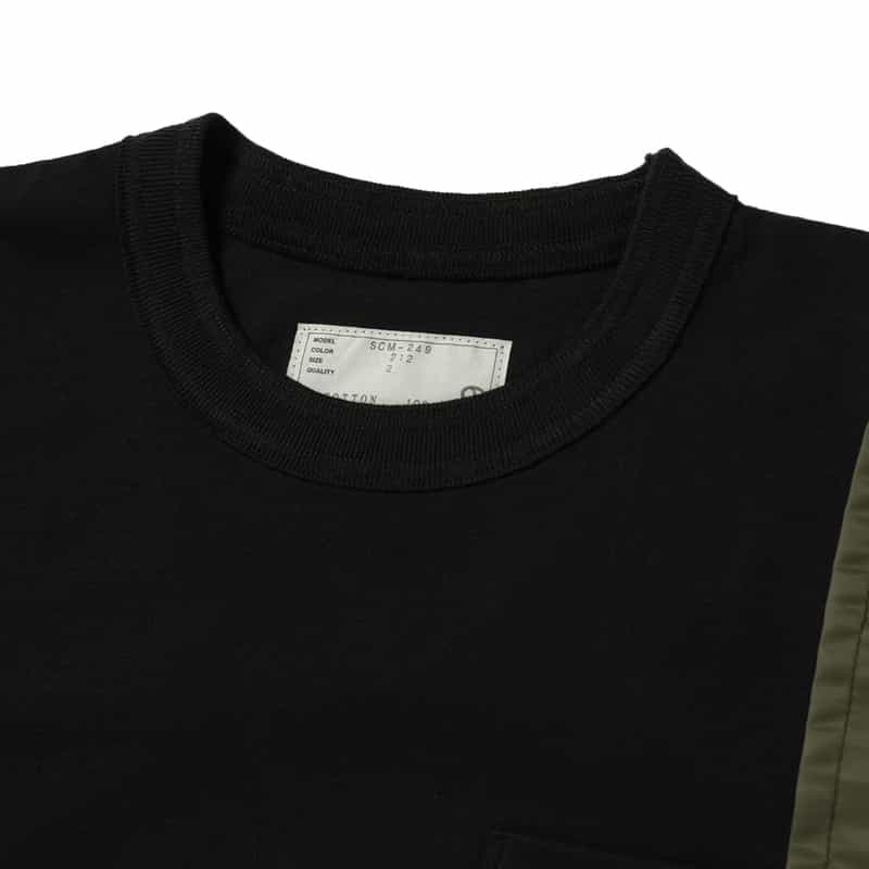 SACAI SACAI＜サカイ＞コンビネーション カットソー KHAKI