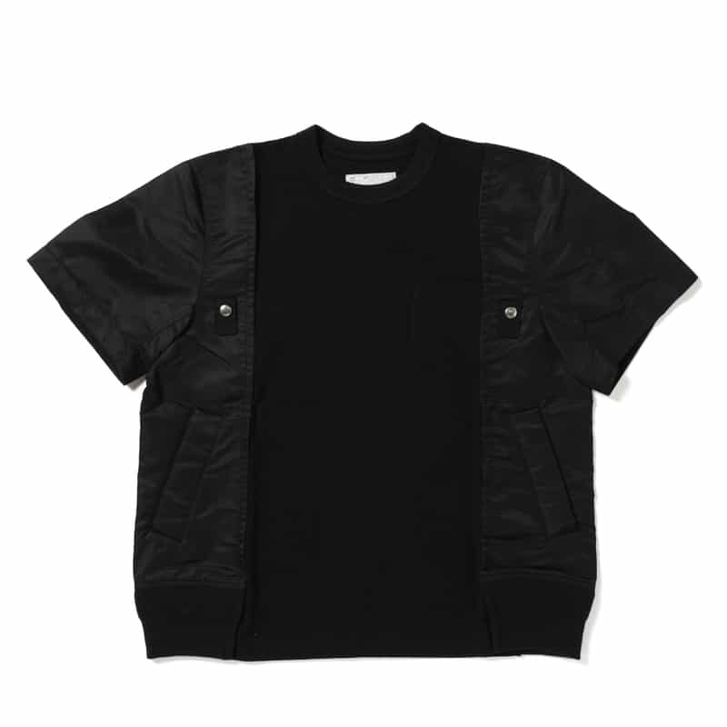 SACAI SACAI＜サカイ＞コンビネーション カットソー BLACK